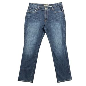 Levi’s 505 Straight Leg Jeans Women’s Size 14 W32 L34 Dark Wash